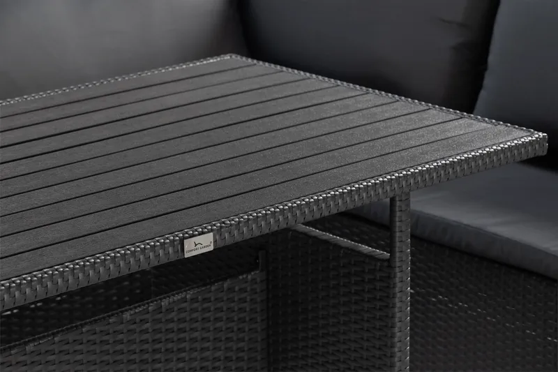 James Light Soffgrupp Utomhus  5-sits - Svart - Trädgård & spabad - Utemiljö - Altan & terrass - Altanmöbler