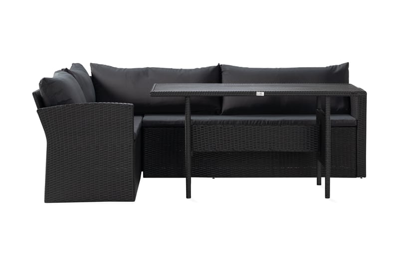 James Light Soffgrupp Utomhus  5-sits - Svart - Trädgård & spabad - Utemiljö - Altan & terrass - Altanmöbler