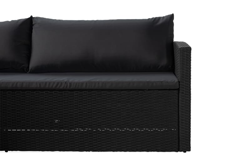 James Light Soffgrupp Utomhus  5-sits - Svart - Trädgård & spabad - Utemiljö - Altan & terrass - Altanmöbler
