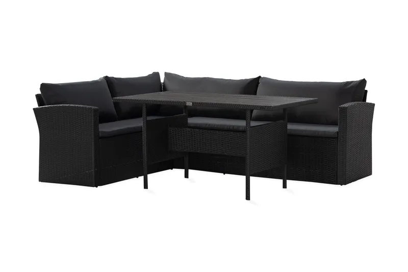 James Light Soffgrupp Utomhus  5-sits - Svart - Trädgård & spabad - Utemiljö - Altan & terrass - Altanmöbler