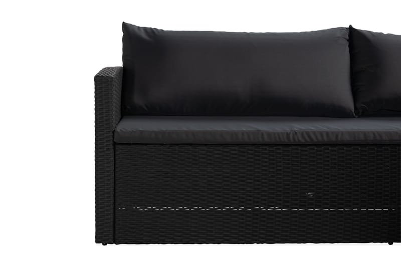 James Light Soffgrupp Utomhus  5-sits - Svart - Trädgård & spabad - Utemiljö - Altan & terrass - Altanmöbler