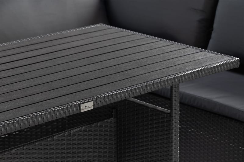 James Light Soffgrupp Utomhus  5-sits - Svart - Trädgård & spabad - Utemiljö - Altan & terrass - Altanmöbler