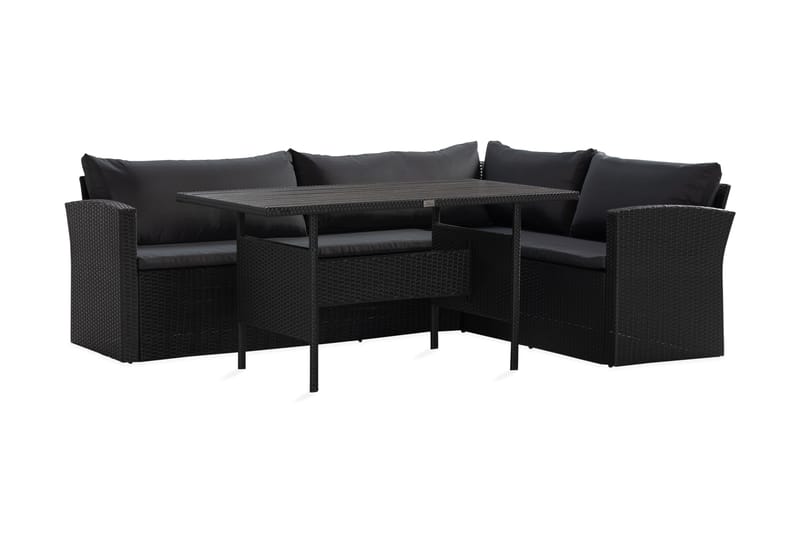 James Light Soffgrupp Utomhus  5-sits - Svart - Trädgård & spabad - Utemiljö - Altan & terrass - Altanmöbler