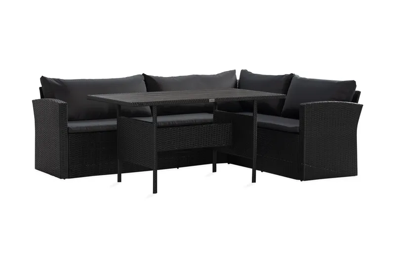 James Light Soffgrupp Utomhus  5-sits - Svart - Trädgård & spabad - Utemiljö - Altan & terrass - Altanmöbler
