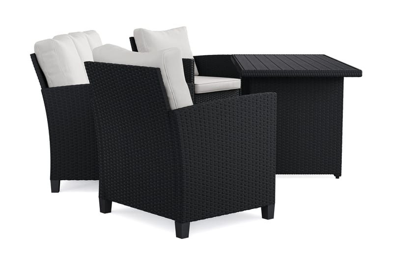James Light Soffgrupp utomhus i konstrotting - Svart - Trädgård & spabad - Utemiljö - Altan & terrass - Altanmöbler