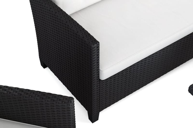James Light Soffgrupp utomhus i konstrotting - Svart - Trädgård & spabad - Utemiljö - Altan & terrass - Altanmöbler