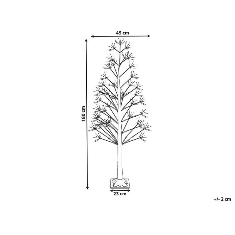 Juldekoration Utomhus Albioni - Vit/45x45x180 cm - Belysning & el - Julbelysning - Julbelysning utomhus