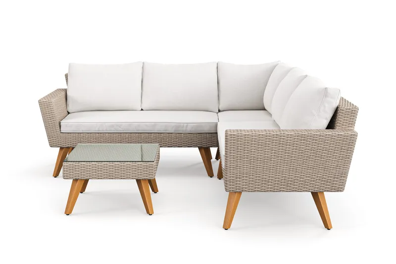 Karlskrona Loungegrupp utomhus - Brun - Trädgård & spabad - Utemiljö - Altan & terrass - Altanmöbler