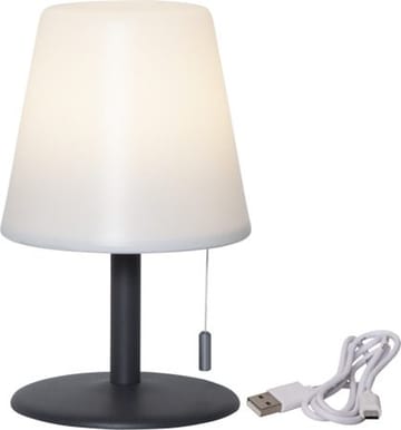 Kreta Bordslampa 16 cm - vit och svart - Trädgård & spabad - Utemiljö - Altan & terrass - Altanbelysning