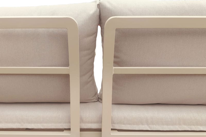 Lainelle 4-sits Soffgrupp för altan och terrass med beige dynor - Beige - Trädgård & spabad - Utemiljö - Altan & terrass - Altanmöbler