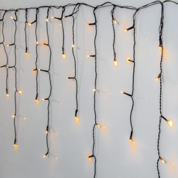 LED-istappsslinga Golden Warm White 24 m 960 ljus - Svart - Trädgård & spabad - Utemiljö - Altan & terrass - Altanbelysning
