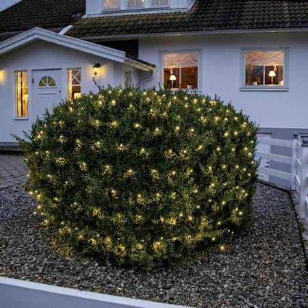 LED-ljusnät Jul Crispy Ice White 200x200 cm 160 ljus - Svart - Trädgård & spabad - Utemiljö - Altan & terrass - Altanbelysning