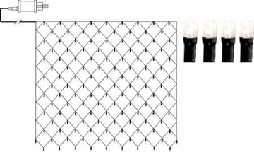 LED-ljusnät Jul Crispy Ice White 200x200 cm 160 ljus - Svart - Trädgård & spabad - Utemiljö - Altan & terrass - Altanbelysning
