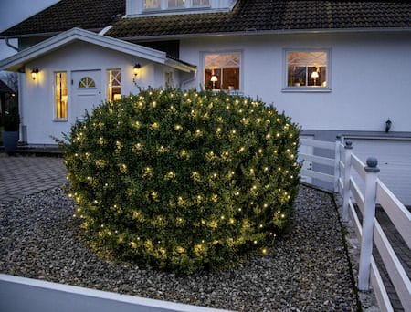 LED-ljusnät Jul Crispy Ice White 200x200 cm 160 ljus - Svart - Trädgård & spabad - Utemiljö - Altan & terrass - Altanbelysning