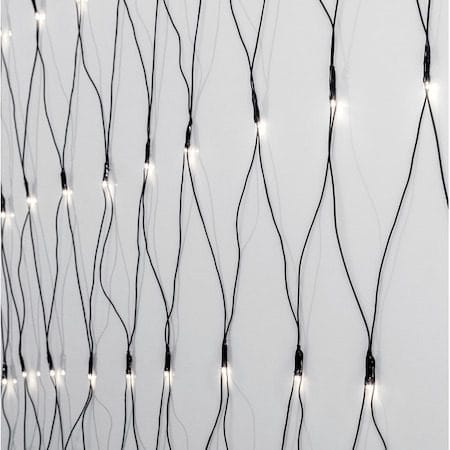 LED-ljusnät Jul Crispy Ice White 200x200 cm 160 ljus - Svart - Trädgård & spabad - Utemiljö - Altan & terrass - Altanbelysning