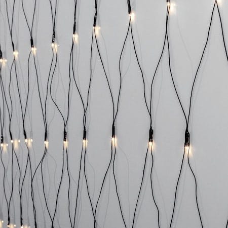 LED-ljusnät Jul Crispy Ice White 300x300 cm 200 ljus - Svart - Trädgård & spabad - Utemiljö - Altan & terrass - Altanbelysning