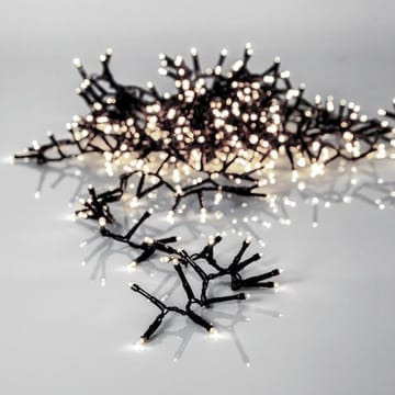 LED-ljusslinga Jul Crispy Ice White 16 m 800 ljus - Svart - Trädgård & spabad - Utemiljö - Altan & terrass - Altanbelysning