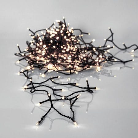 LED-ljusslinga Jul Crispy Ice White 25 m 360 ljus - Svart - Trädgård & spabad - Utemiljö - Altan & terrass - Altanbelysning