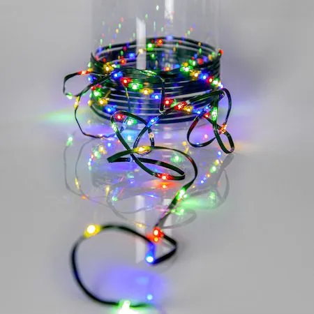 LED-ljusslinga Jul Dew Drop Micro 36 m 480 ljus, RGB
