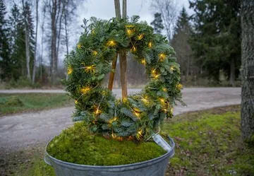 LED-ljusslinga Jul Dew Drop Micro 7 m 96 ljus Varmvit Batteridriven - Transparent - Trädgård & spabad - Utemiljö - Altan & terrass - Altanbelysning
