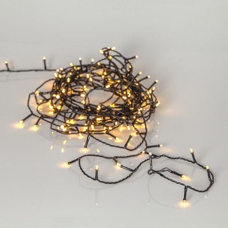 LED-ljusslinga Jul Flashy 7 m 100 ljus Varmvit - Svart - Trädgård & spabad - Utemiljö - Altan & terrass - Altanbelysning