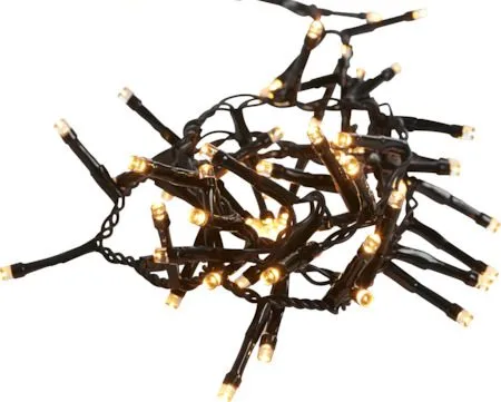 LED-ljusslinga Jul Golden Warm White 16 m 800 ljus - Svart - Trädgård & spabad - Utemiljö - Altan & terrass - Altanbelysning