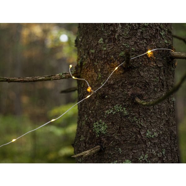 LED-ljusslinga Rondo 10 m USB - Vit / Grå - Trädgård & spabad - Utemiljö - Altan & terrass - Altanbelysning
