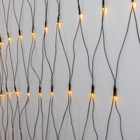 Ljusnät Jul Golden Warm White 3x3 m 200 ljus - Svart - Trädgård & spabad - Utemiljö - Altan & terrass - Altanbelysning