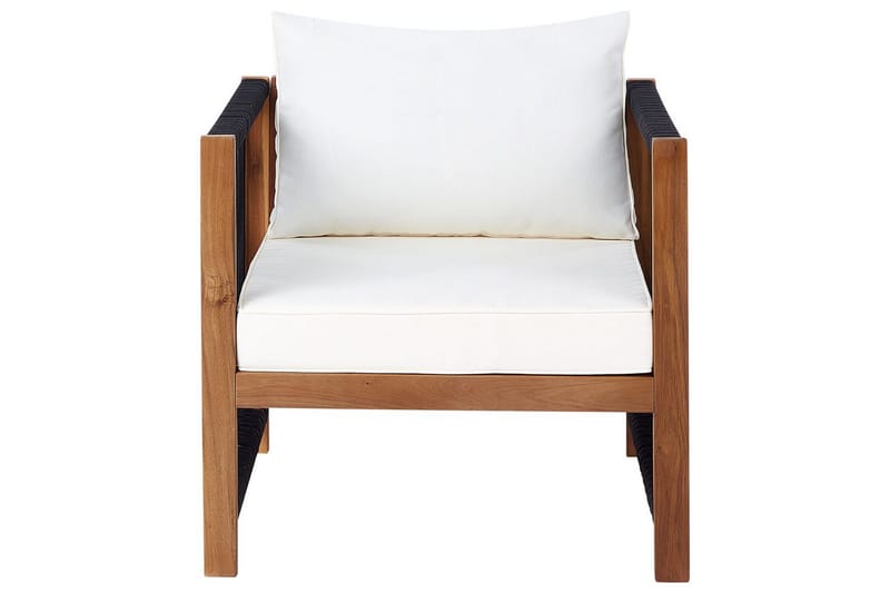 Loungegrupp Antria Ljus trä/svart - Ljus trä/svart - Trädgård & spabad - Utemiljö - Altan & terrass - Altanmöbler