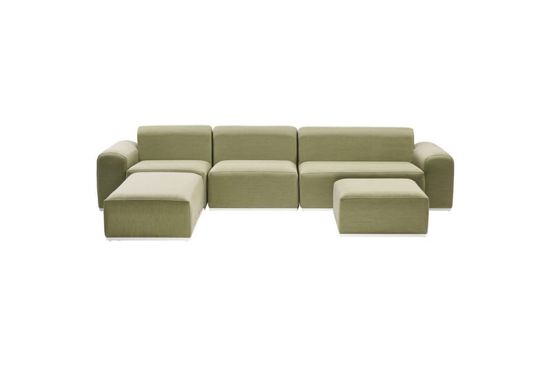 Loungegrupp Battifollo Grön/Vit, Grön/Vit