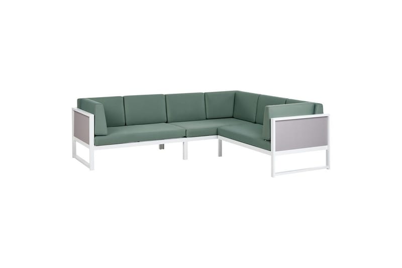 Loungegrupp Castella/Fratte Grön/vit/grå - Grön/vit/grå - Trädgård & spabad - Utemiljö - Altan & terrass - Altanmöbler