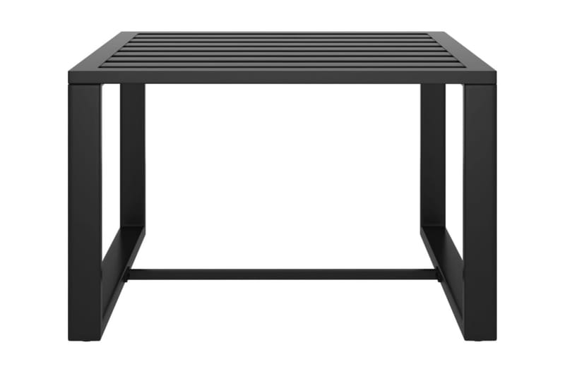Loungegrupp Utomhus för trädgården 3 delar med dynor aluminium antra - Antracit - Trädgård & spabad - Utemiljö - Altan & terrass - Altanmöbler