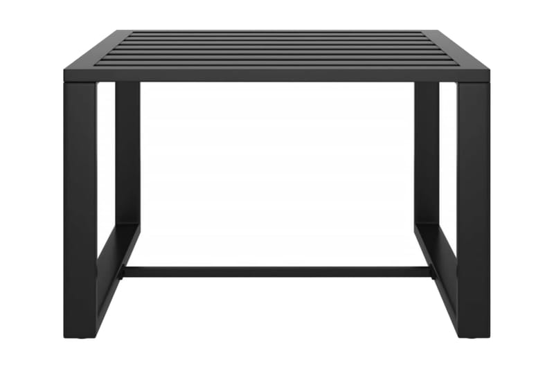 Loungegrupp Utomhus för trädgården 8 delar med dynor aluminium antra - Antracit - Trädgård & spabad - Utemiljö - Altan & terrass - Altanmöbler