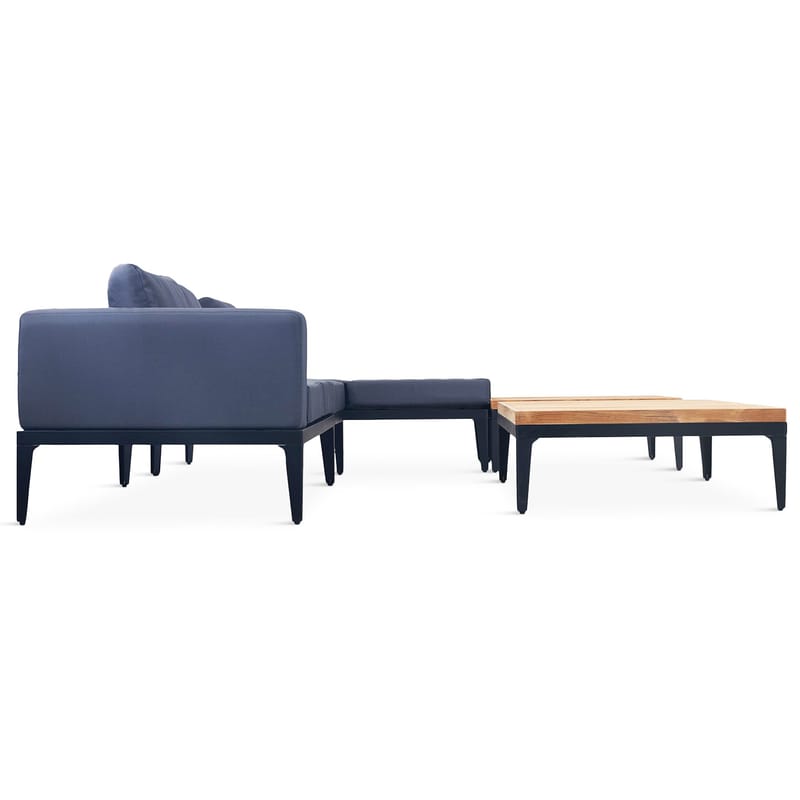 Loungegrupp för trädgården | Teak och aluminium | Lyfco Björkskär - Trädgård & spabad - Utemiljö - Altan & terrass - Altanmöbler