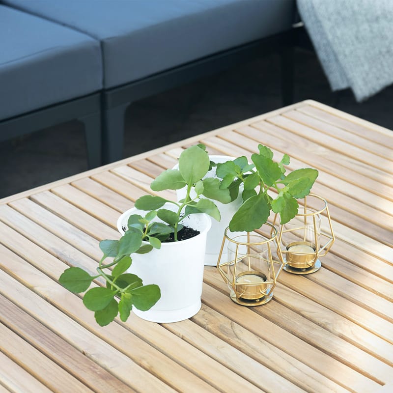 Loungegrupp för trädgården | Teak och aluminium | Lyfco Björkskär - Trädgård & spabad - Utemiljö - Altan & terrass - Altanmöbler