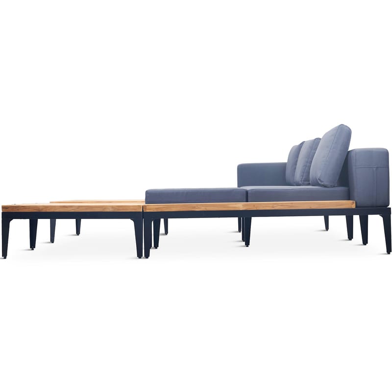 Loungegrupp för trädgården | Teak och aluminium | Lyfco Björkskär - Trädgård & spabad - Utemiljö - Altan & terrass - Altanmöbler