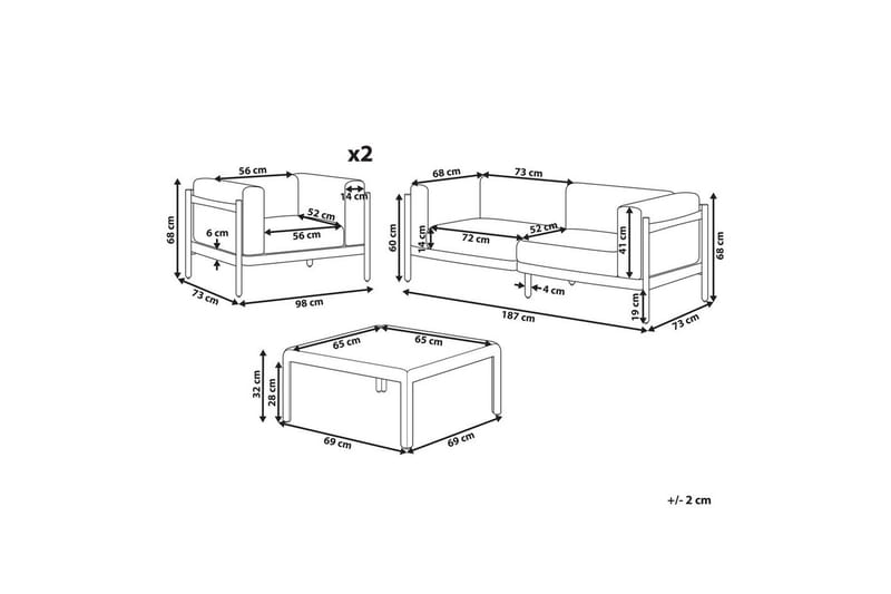 Loungegrupp Ferretti - Trädgård & spabad - Utemiljö - Altan & terrass - Altanmöbler