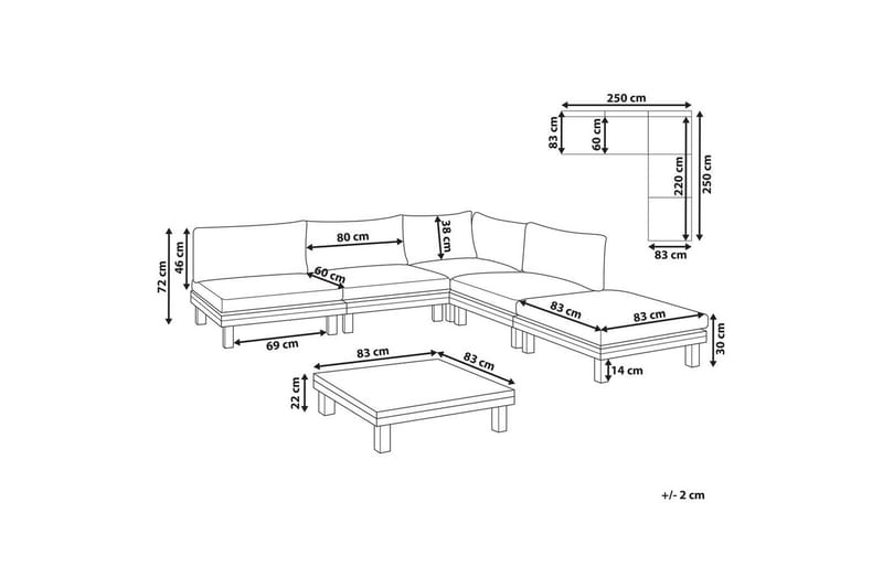 Loungegrupp Frazzano - Trädgård & spabad - Utemiljö - Altan & terrass - Altanmöbler