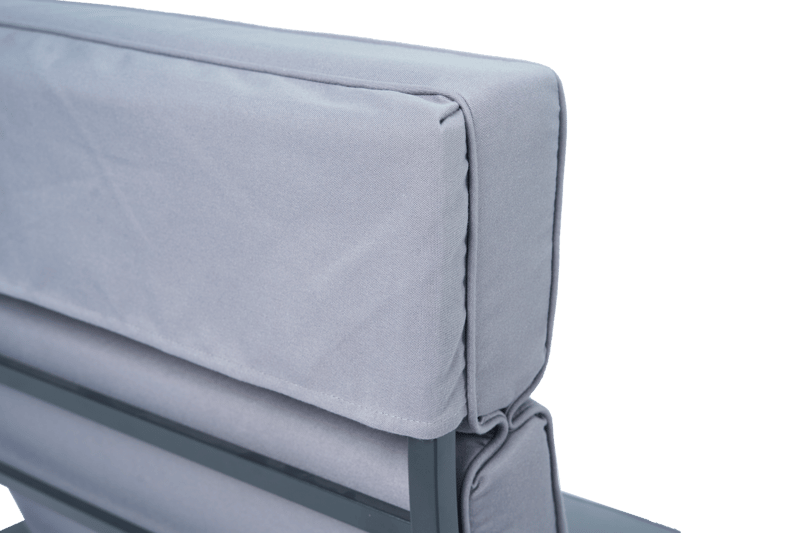 Loungegrupp i aluminium med recliner – Soffa, 2 stolar & bord | Apelviken - Trädgård & spabad - Utemiljö - Altan & terrass - Altanmöbler