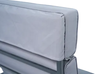 Loungegrupp i aluminium med recliner – Soffa, 2 stolar & bord | Apelviken - Utemöbler - Loungemöbler - Soffgrupp utomhus