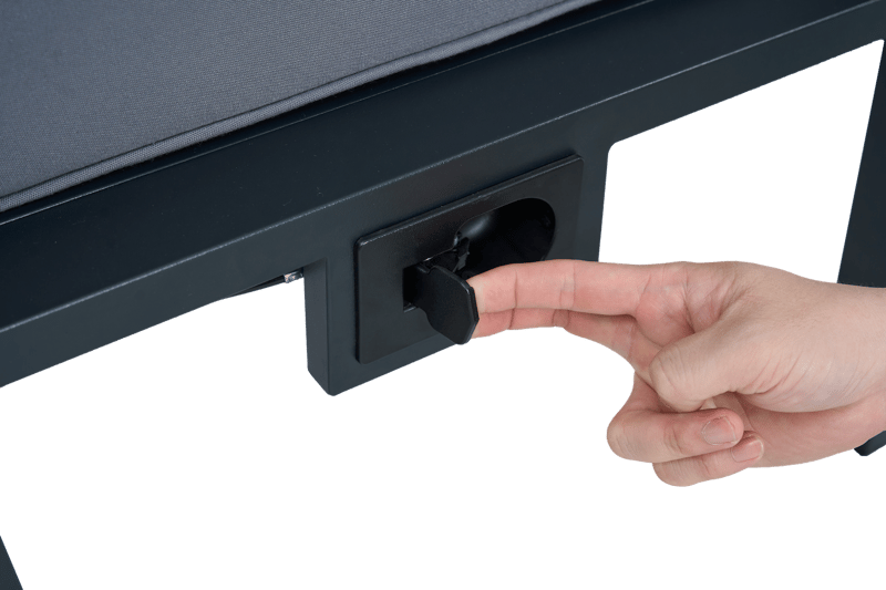 Loungegrupp i aluminium med recliner – Soffa, 2 stolar & bord | Apelviken - Trädgård & spabad - Utemiljö - Altan & terrass - Altanmöbler