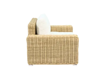 Loungegrupp i rotting | Soffa, fåtöljer & bord | Dynor ingår | Solena premium - Utemöbler - Loungemöbler - Soffgrupp utomhus