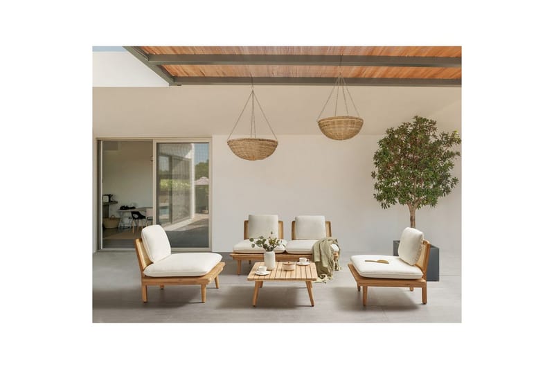 Loungegrupp med bord Accadia - Trädgård & spabad - Utemiljö - Altan & terrass - Altanmöbler