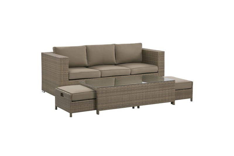 Loungegrupp med bord Belluno - Trädgård & spabad - Utemiljö - Altan & terrass - Altanmöbler