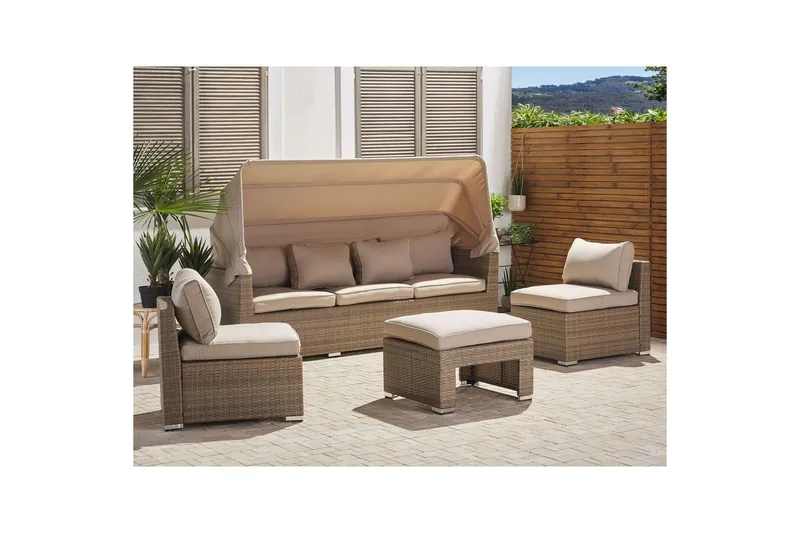 Loungegrupp med bord Coccolia - Trädgård & spabad - Utemiljö - Altan & terrass - Altanmöbler