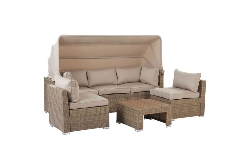 Loungegrupp med bord Coccolia - Trädgård & spabad - Utemiljö - Altan & terrass - Altanmöbler