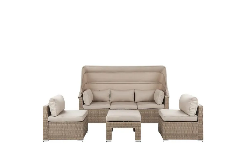 Loungegrupp med bord Coccolia - Trädgård & spabad - Utemiljö - Altan & terrass - Altanmöbler