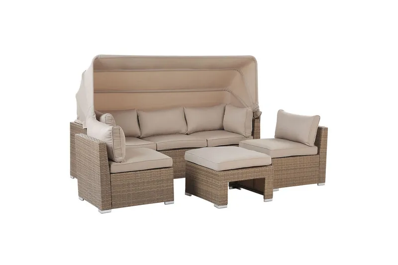 Loungegrupp med bord Coccolia - Trädgård & spabad - Utemiljö - Altan & terrass - Altanmöbler