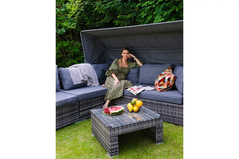 Loungegrupp med bord Corte - Trädgård & spabad - Utemiljö - Altan & terrass - Altanmöbler