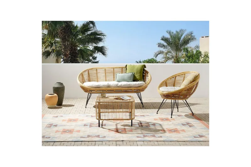 Loungegrupp med bord Maratea/Cesenatico 3-Sits - 3-Sits - Trädgård & spabad - Utemiljö - Altan & terrass - Altanmöbler